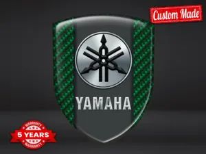 Yamaha Adesivi Cupola Look Premium Stile Bombato Lusso